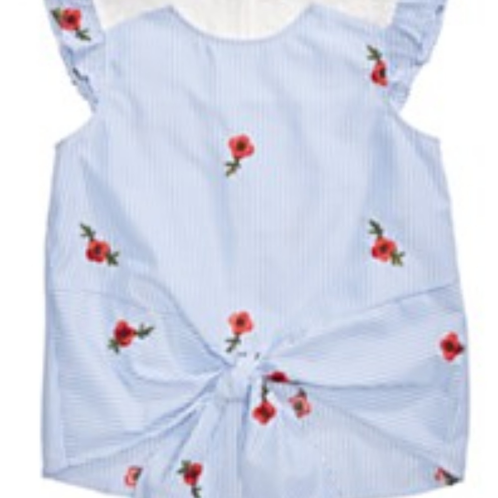 Tie front top